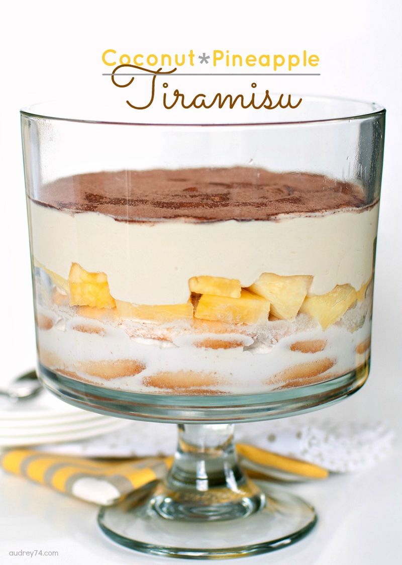 Coconut Pineapple Tiramisu  CrateKids Blog