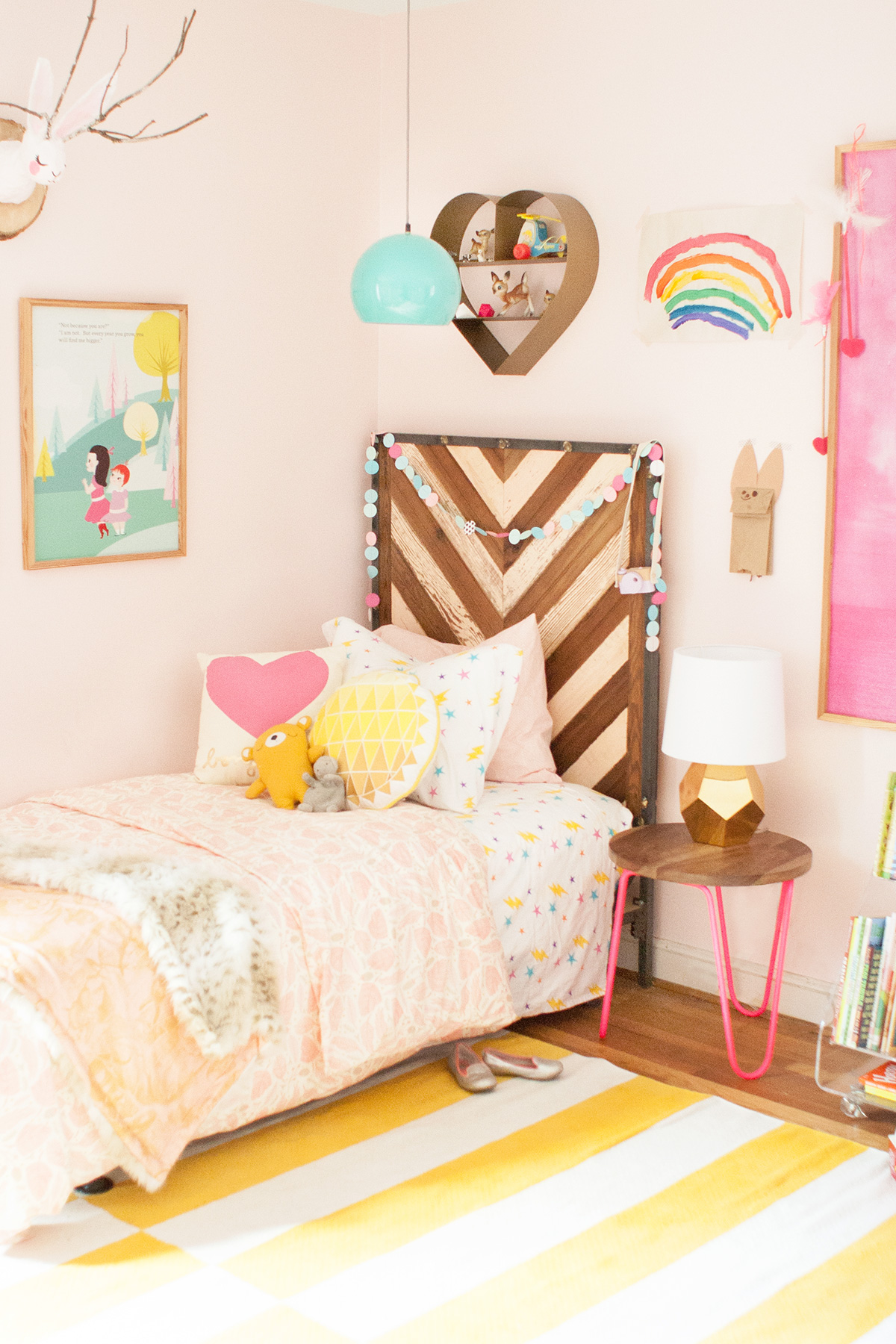 Shared Girls Room Refresh by Lay Baby Lay | Crate&Kids Blog