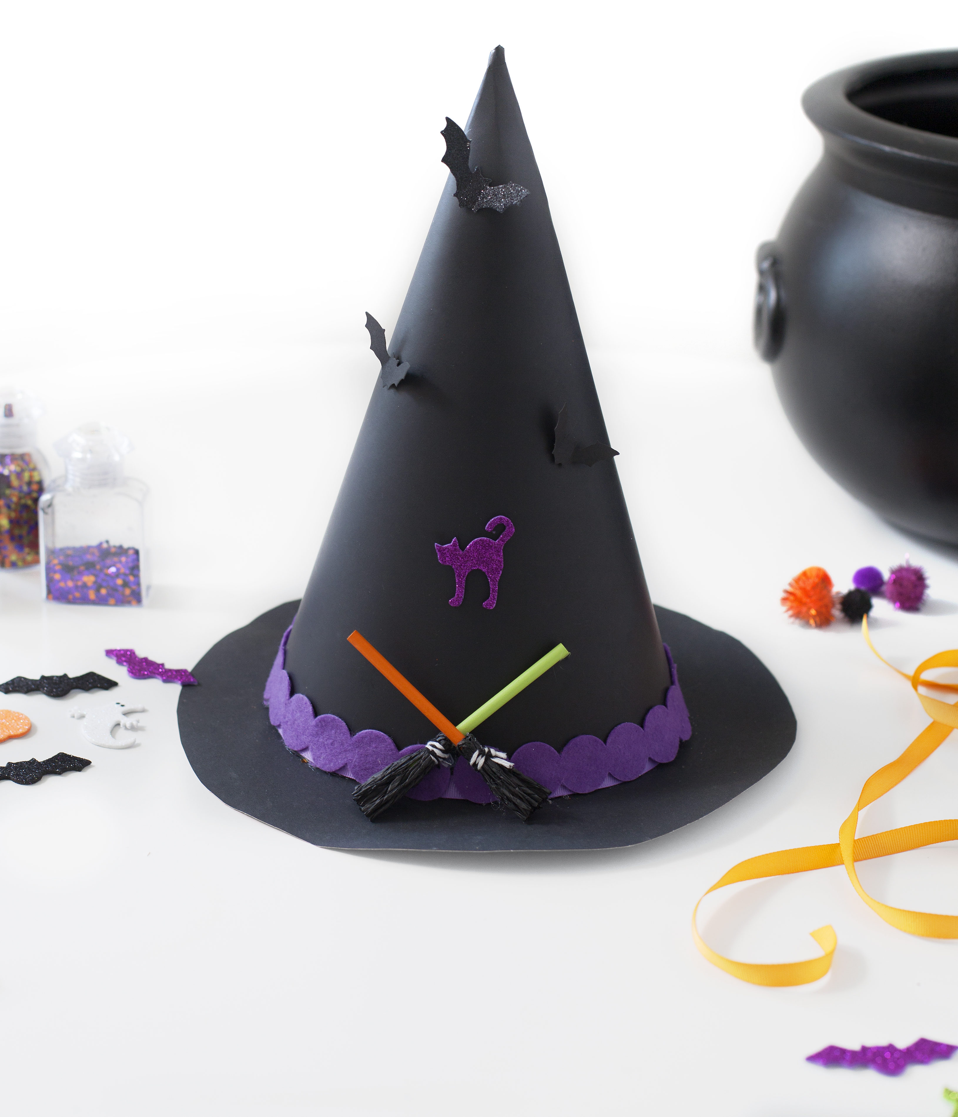Salme Fyrretræ Lure Witch Hat Halloween Kids Craft - Crate&Kids Blog